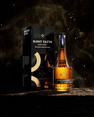 Burnt Faith Bourbon Cask Brandy with box