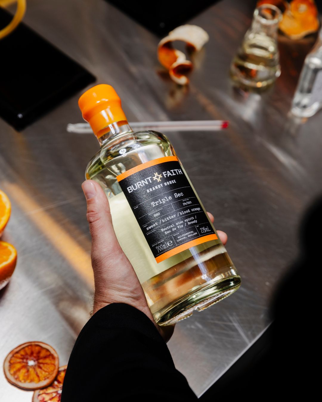 Triple Sec Whiskey Orange Juice Drink Burnt Faith Triple Sec (70cl)